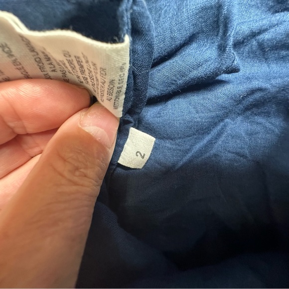 Ulla Johnson Jules Polka Dot Handkerchief Dress blue/white 2 - Picture 11 of 12